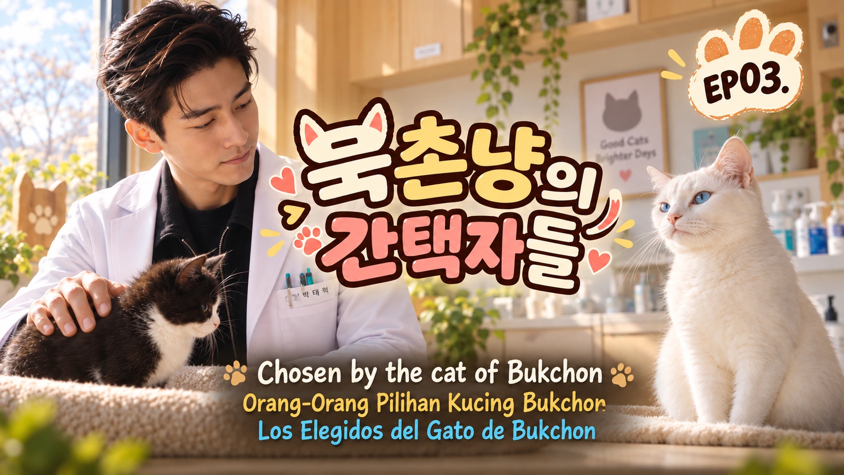 북촌냥의 간택자들 EP03 — 동물병원의 수의사와 고양이들